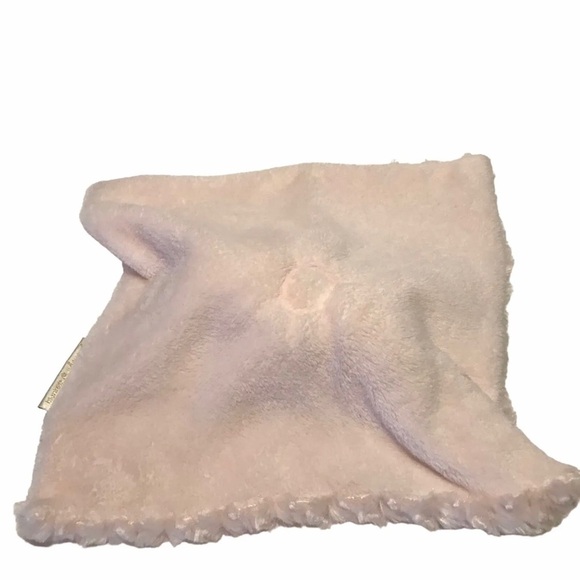 Blankets & Beyond Baby Lovey Pink Bunny Rabbit Security‎ Blanket Plush 15” X 15” - Picture 2 of 5